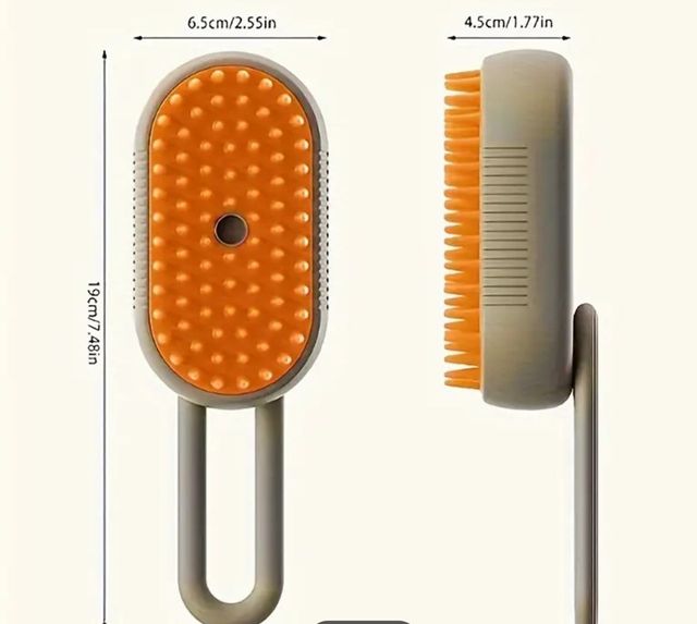 Cepillo masajeador eléctrico para mascotas
