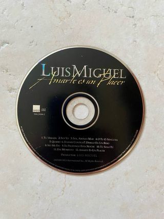 CD Luis Miguel - Amarte es un Placer