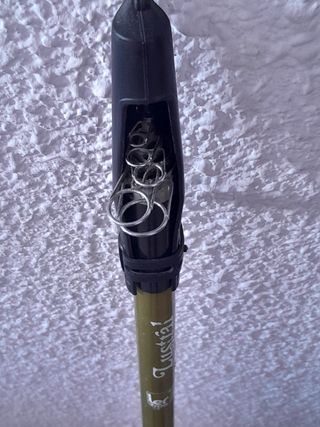 Caña telescópica lustral. Mide 3,50m.