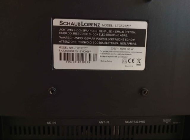 2 Monitor Acer e schaub Lorenz  con cavi