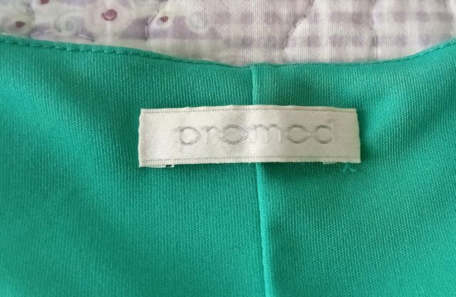 Vestido tirantes estampado verde