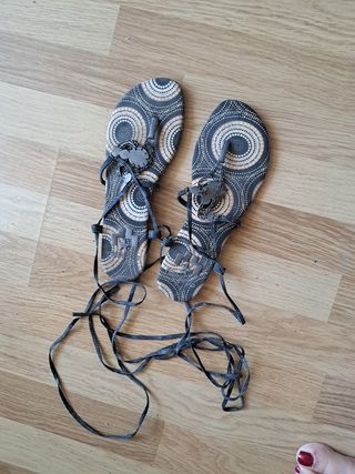 SANDALIAS VERO CUDIO CON TACON