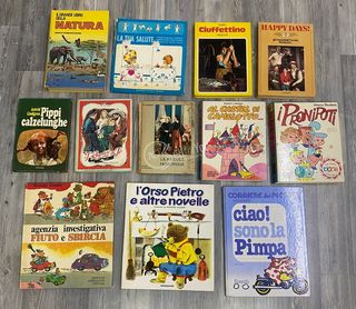 Lotto di 12 libri per bambini e ragazzi