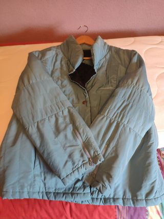Anorak acolchado azul
