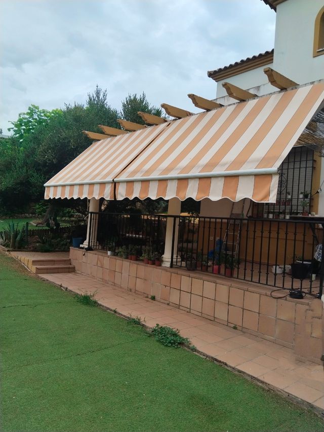 Toldos terraza - porche con brazo articulado