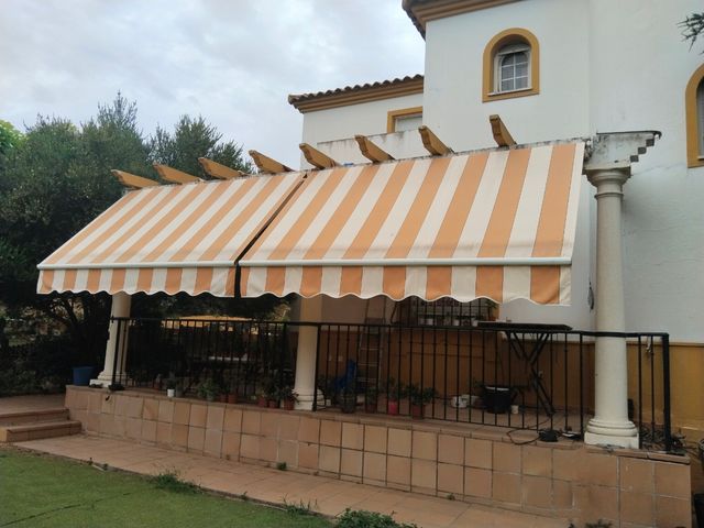 Toldos terraza - porche con brazo articulado