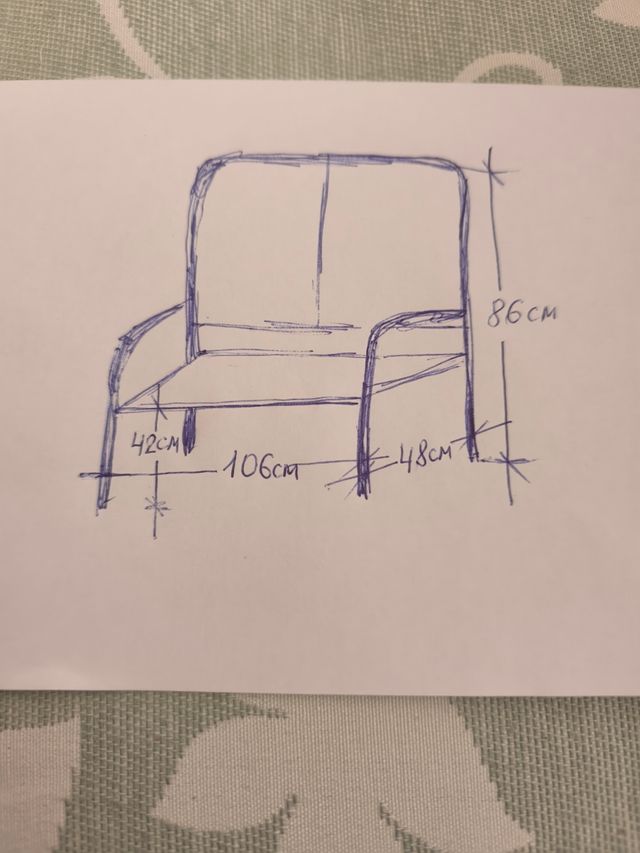 Banco mimbre blanco jardín