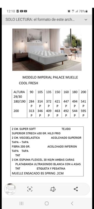 Colchón Adriana - Viscoelástico 30cm