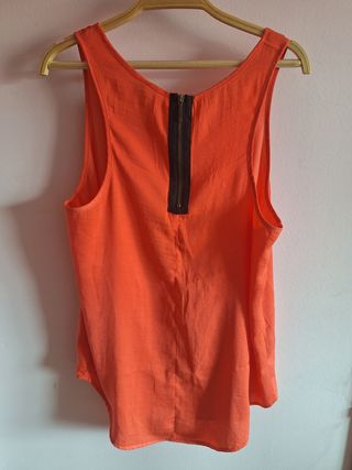 Blusa tirantes naranja
