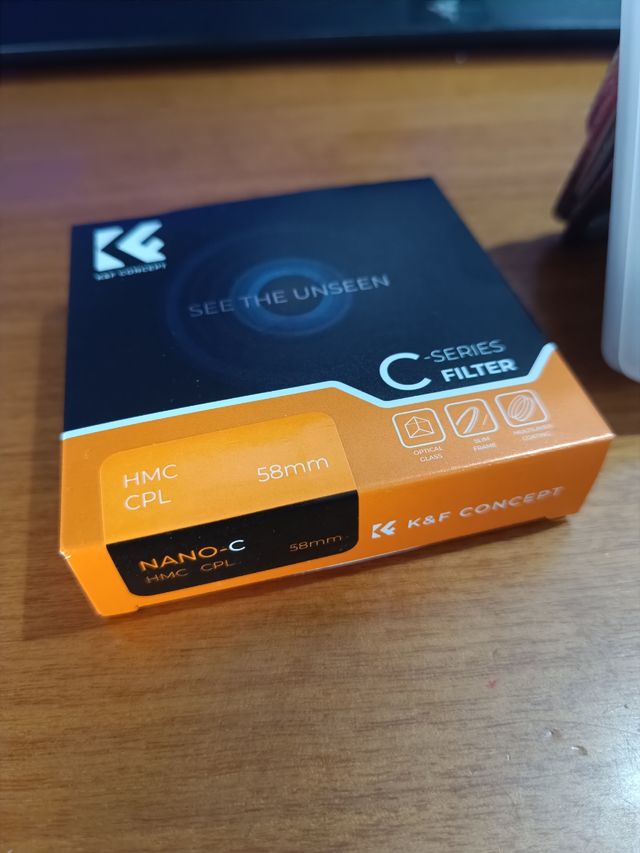 KF Concept Filtro CPL 58mm NOVO
