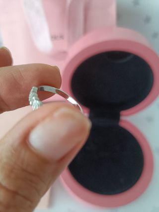 Anillo Tous oro blanco brillantes