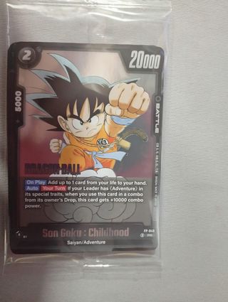 Carta Dragon Ball Son Goku Childhood