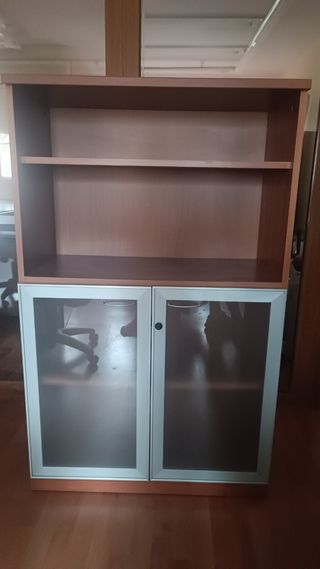 Mueble oficina - Madera & Cristal