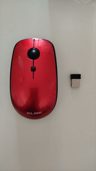 Ratón inalámbrico ELBE RT-111 rojo