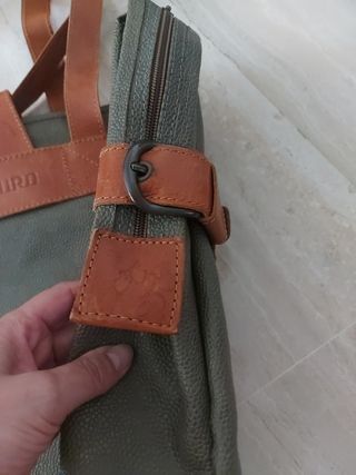 Maletín TAURO marrón-verde