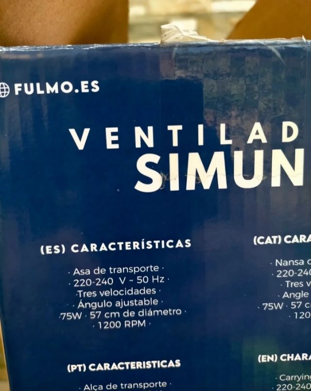  NUEVO!! Ventilador de suelo 