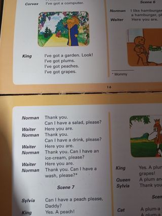 Libros aprendizaje de idiomas y matematicas y tabl