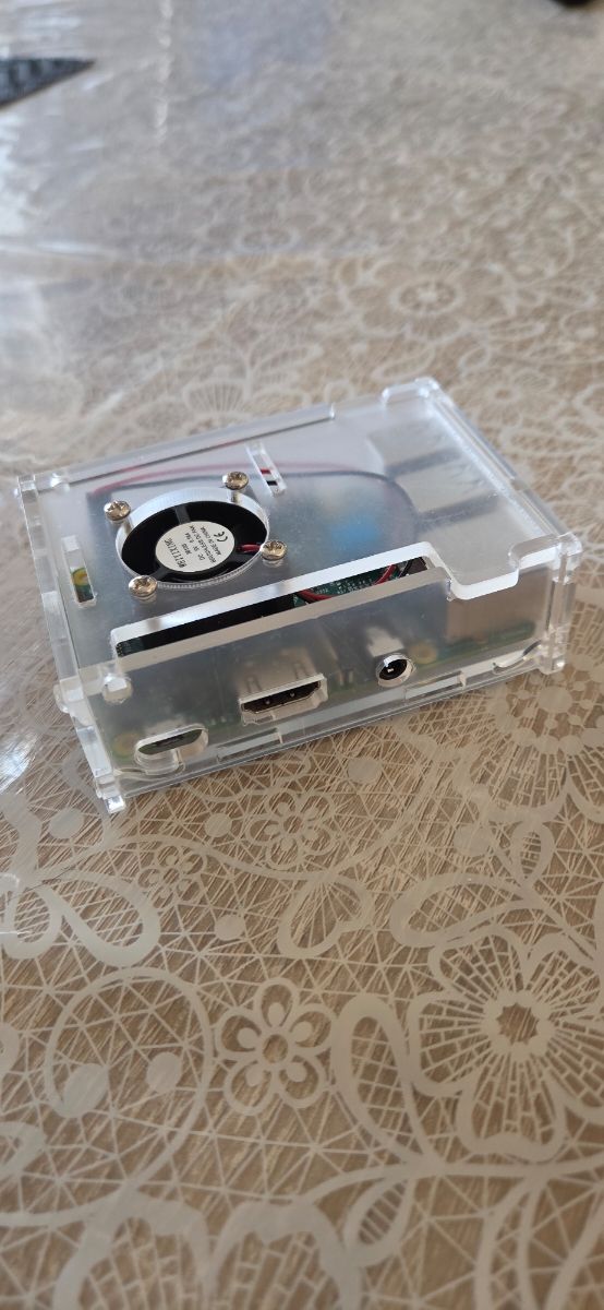 Custodia trasparente Raspberry Pi 3b