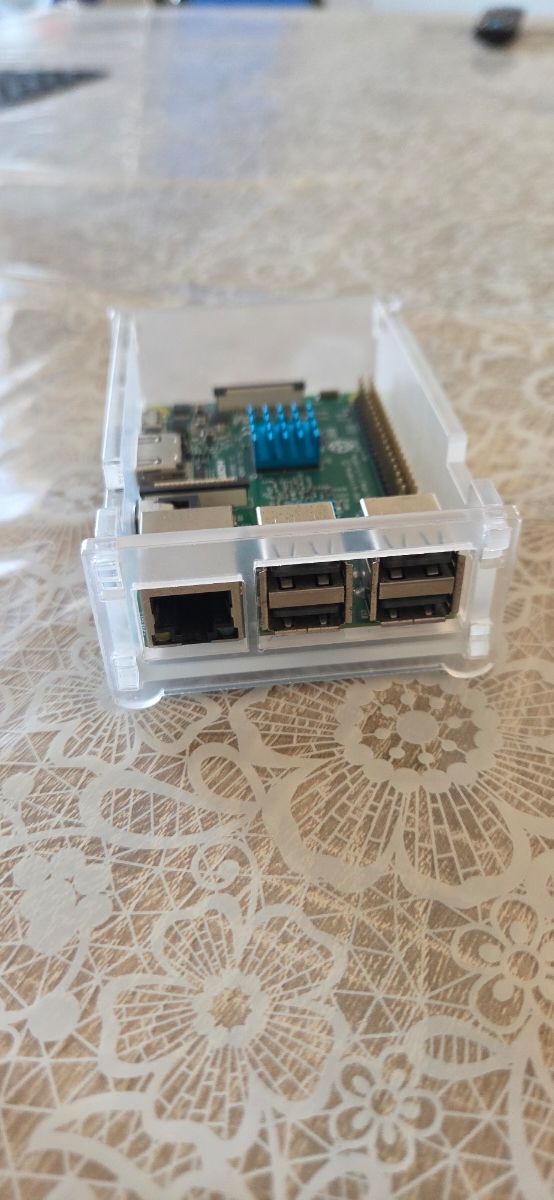 Custodia trasparente Raspberry Pi 3b