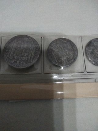 6 Monedas  dos de 5 céntimos cuanto de 10 céntimos