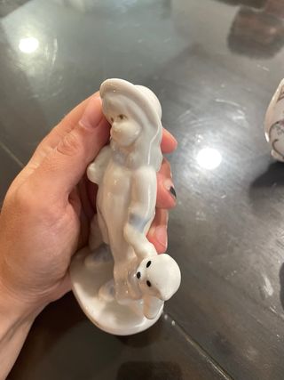 Porcelana: Marco, figura y plato