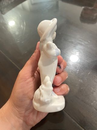 Porcelana: Marco, figura y plato