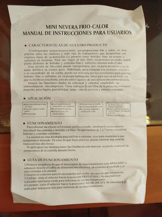 Nevera portátil Thermoelectric