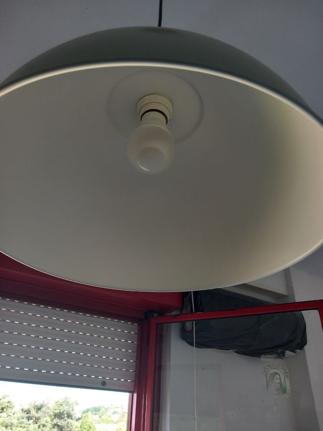 2 Lampadari Ikea Metallo Verde