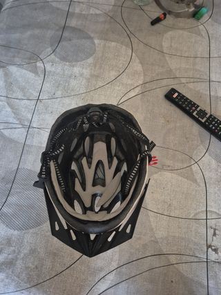Casco bici niña rosa-negro
