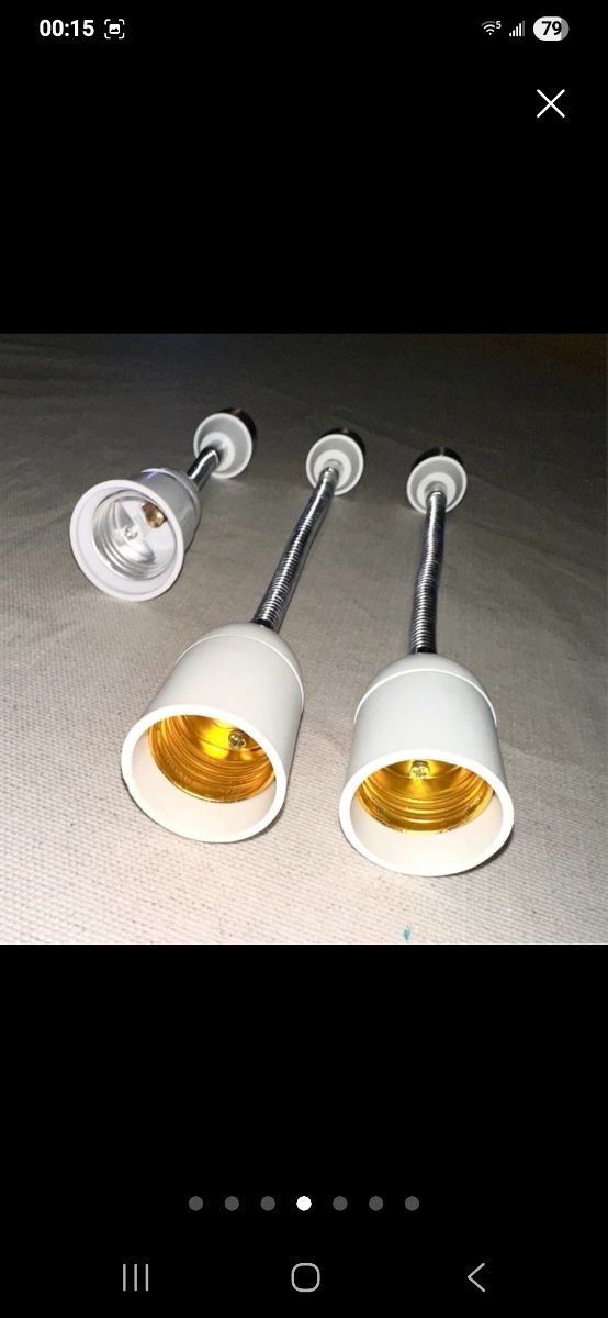 3 Extensores de bombilla E27