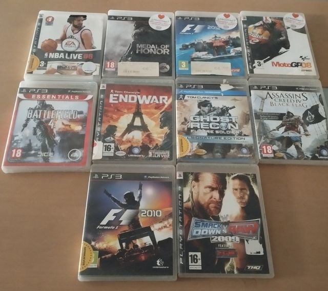 10 juegos PS3 (PlayStation 3) - Variados