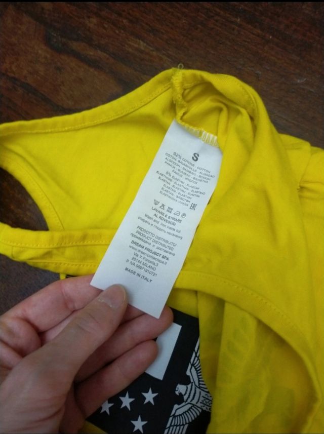 Top BOY London giallo