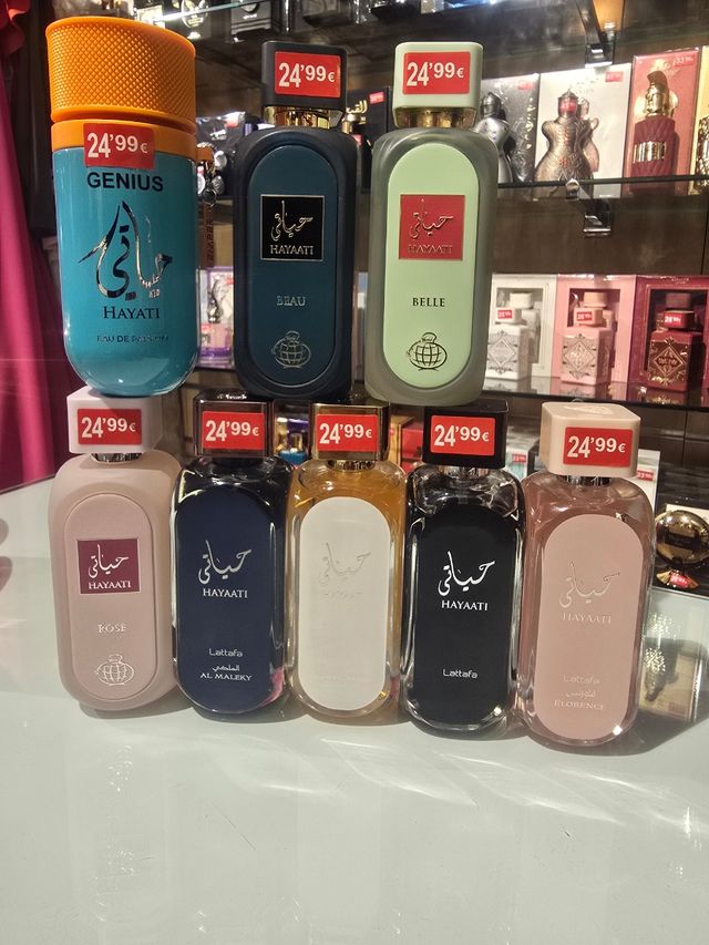 6 Perfumes HAYATI (Azul, Verde)