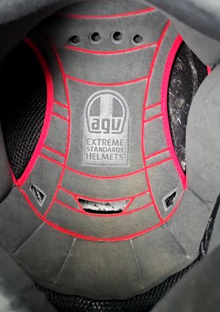 Casco AGV Verde lamborgini