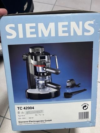 Macchina caffè espresso Siemens