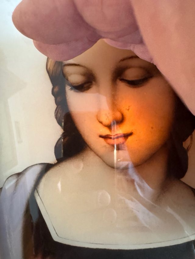 Quadro Madonna vintage illuminato