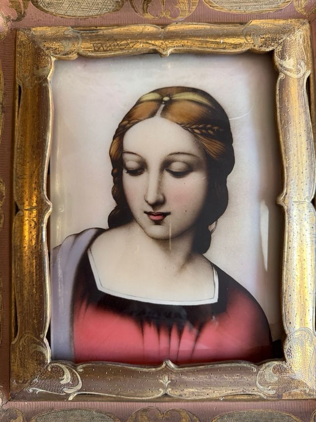 Quadro Madonna vintage illuminato