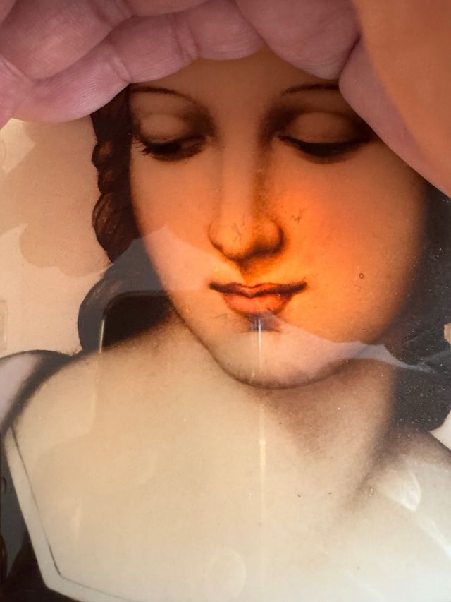 Quadro Madonna vintage illuminato