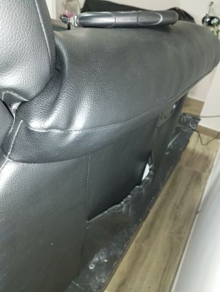 Sillón reclinable masaje - piel sintética