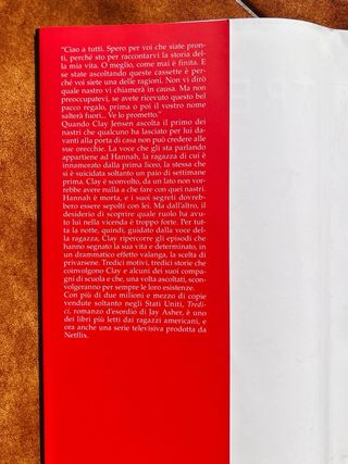 Libro "Tredici" di Jay Asher - Edizione Mondadori