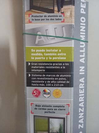 Mosquitera puerta aluminio POWERFIX