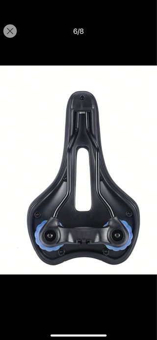 Sillín bici MTB cómodo amortiguado