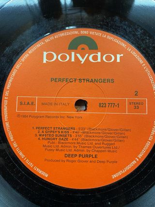 Deep Purple - Perfect Strangers LP