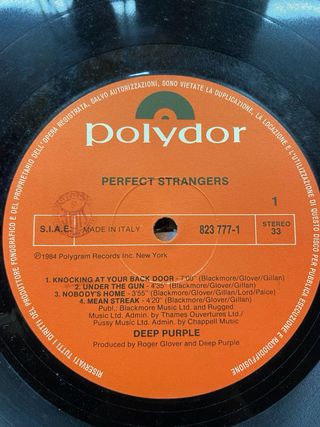 Deep Purple - Perfect Strangers LP