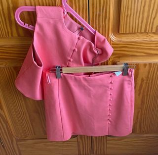 Conjunto Zara rosa