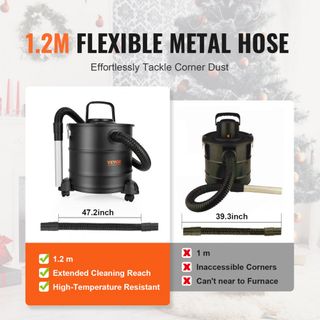 Aspiracenere a Bidone da 20L Aspirapolvere Elettri