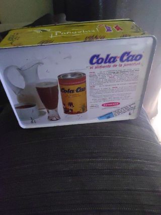 Caja lata antigua Pan y Chispas