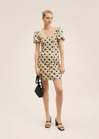 Vestido Mango lunares - talla XXXL