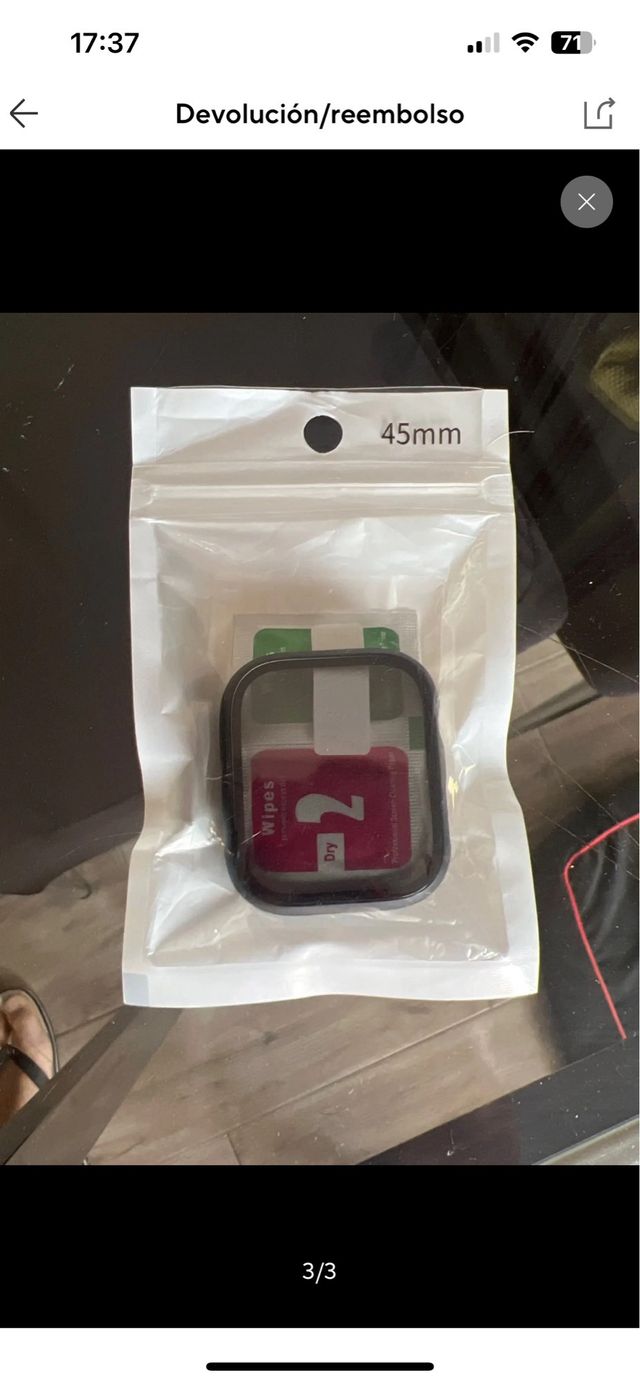 Protector reloj pantalla antiespias