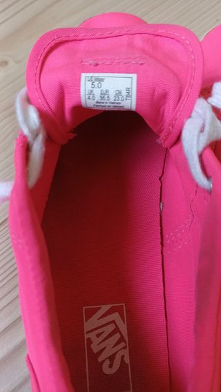 Vans rosas 36,5